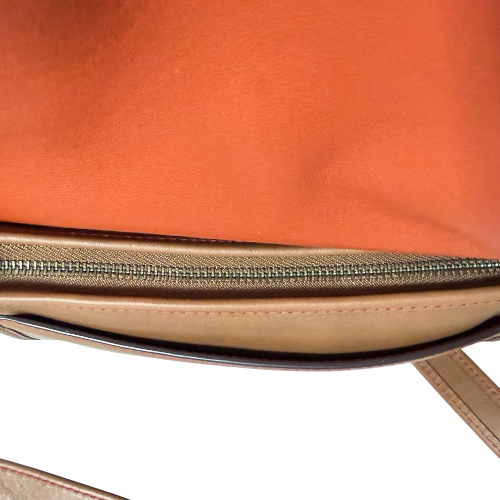 Coach Saddle 18 Tan Glovetanned Leather Crossbody Small Shoulder Bag #57731 - Picture 13 of 16